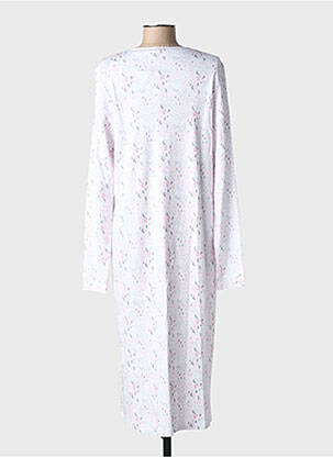 Chemise de nuit imprimé fleurs rose BARANDI femme