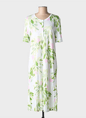 Chemise de nuit imprimé fleurs vert RINGELLA femme