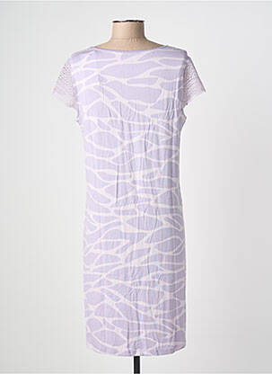 Chemise de nuit stretch violet IMPETUS femme