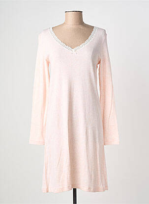 Chemise de nuit manches longues orange MADIVA femme
