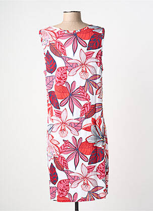 Chemise de nuit imprimé fleurs rouge ROSE POMME femme