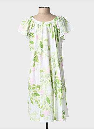 Chemise de nuit imprimé fleurs vert RINGELLA femme