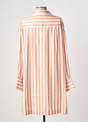 Chemise de nuit imprimé rayures beige SIMONE PERELE femme