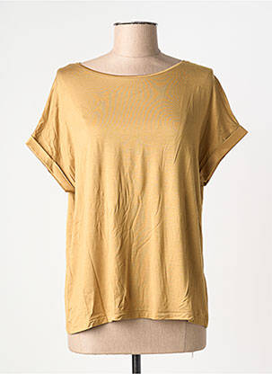 Top tissage jersey beige MEY femme