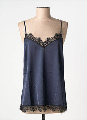 Top/caraco tissage satiné bleu SIMONE PERELE femme