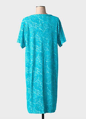Robe de chambre tissage jersey bleu ROSE POMME femme