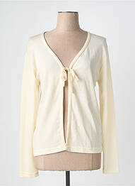 Gilet manches longues stretch beige MORETTA femme