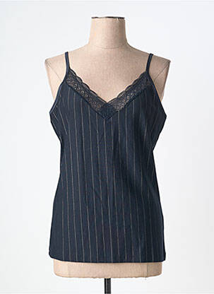 Top/caraco effet matière satinée noir IMPETUS femme