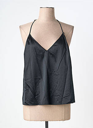 Top/caraco tissage satiné noir AUBADE femme