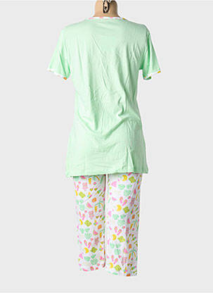 Pyjama tissage jersey vert ROSE POMME femme