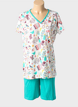 Pyjama vert ROSE POMME femme