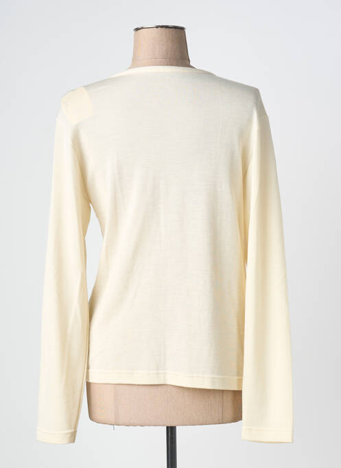 Gilet manches longues beige MORETTA femme