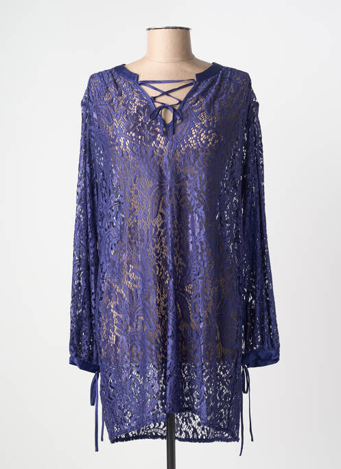 Chemise de nuit bleu LINGADORE femme