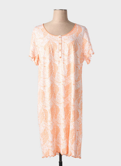 Chemise de nuit stretch orange BARANDI femme