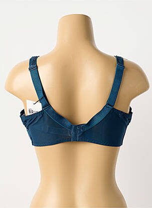 Soutien-gorge bretelle multi position haut soutien-gorge emboitant bleu LOUISA BRACQ femme