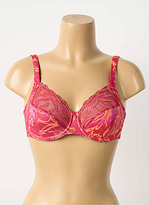 Soutien-gorge légère et transparente haut soutien-gorge emboitant rose LOUISA BRACQ femme