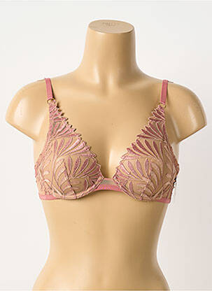 Soutien-gorge effet matière satinée haut soutien-gorge emboitant rose AUBADE femme
