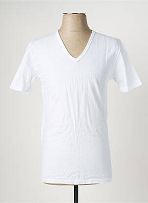 T-shirt stretch manches courtes blanc ARMOR LUX homme