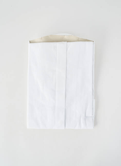Chemise manches longues poignets boutonnés blanc WEDDING homme