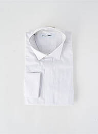 Chemise manches longues poignets boutonnés gris GIANCARLO BELLINI homme