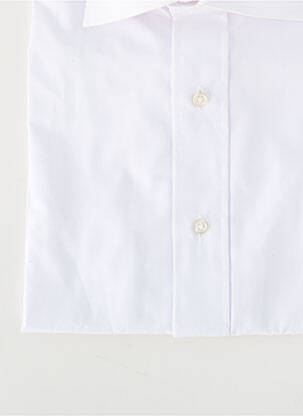 Chemise manches longues poignets boutonnés blanc WEDDING homme
