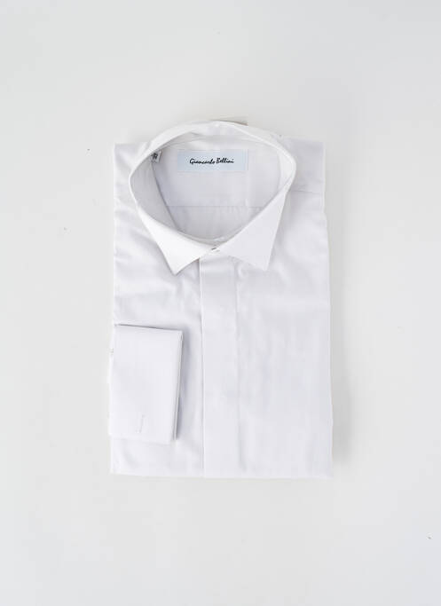 Chemise manches longues imprimé rayures gris GIANCARLO BELLINI homme