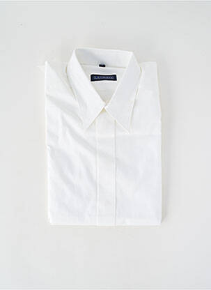 Chemise manches longues coupe droite blanc LA GRIFFE homme