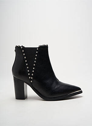 Bottines/boots matière lisse talon de 7 à 9cm noir STEVE MADDEN femme