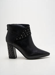 Bottines/boots matière lisse talon de 7 à 9cm noir CAFE NOIR femme