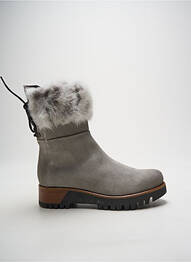 Bottines/boots nubuck talon de 4 à 6cm gris MANAS femme
