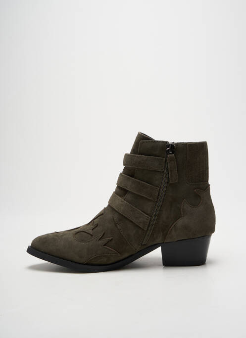 Bottines/Boots vert BIBI LOU femme