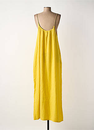Robe longue sans manche sans manche jaune CHLOÉ STORA femme
