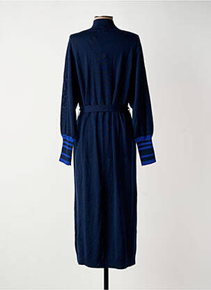 Robe longue manches longues manches longues bleu CHLOÉ STORA femme