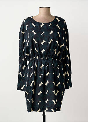 Robe courte fermeture zippée au dos manches longues noir CHLOÉ STORA femme