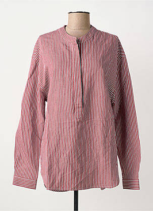 Blouse col rond manches longues marron CHLOÉ STORA femme