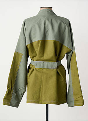 Veste casual finition intérieure doublée vert CHLOÉ STORA femme