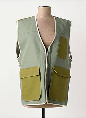 Veste casual coupe droite vert CHLOÉ STORA femme