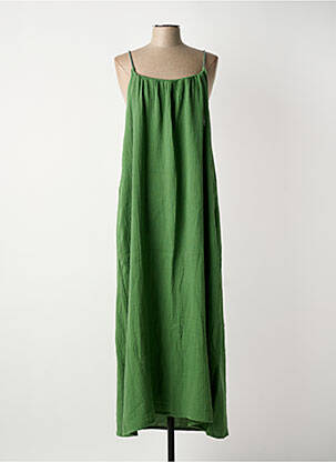 Robe longue sans manche sans manche vert CHLOÉ STORA femme