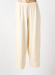 Pantalon droit stretch taille normale beige AMERICAN VINTAGE femme