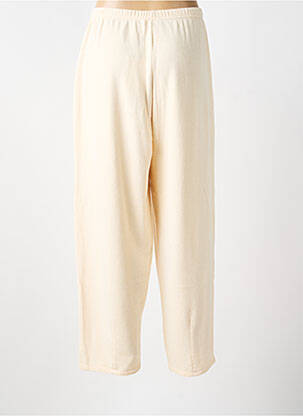 Pantalon droit stretch taille normale beige AMERICAN VINTAGE femme