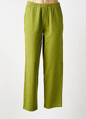 Pantalon chino taille normale taille normale vert AMERICAN VINTAGE femme