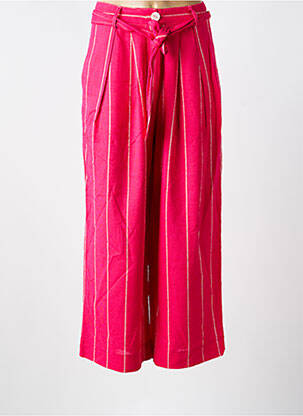 Pantalon droit taille normale taille normale rose CHLOÉ STORA femme