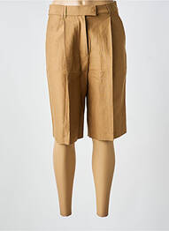 Bermuda coupe droite taille normale marron CHLOÉ STORA femme