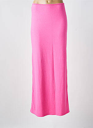 Jupe longue taille normale rose AMERICAN VINTAGE femme