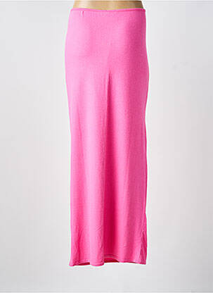 Jupe longue taille normale rose AMERICAN VINTAGE femme