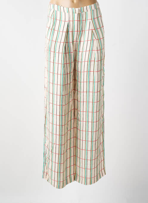 Pantalon large beige CHLOÉ STORA femme