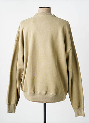 Sweat-shirt stretch manches longues vert SWEET PANTS homme