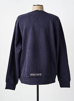 Sweat-shirt stretch manches longues bleu SWEET PANTS homme