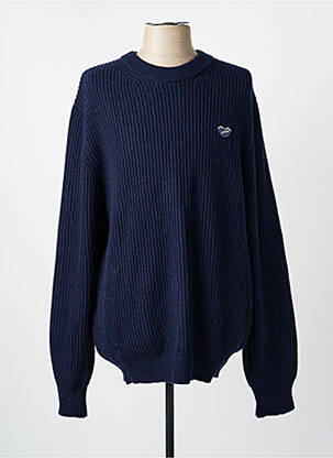 Pull stretch manches longues bleu MAISON LABICHE homme