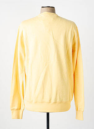 Sweat-shirt stretch manches longues jaune JONSEN ISLAND homme